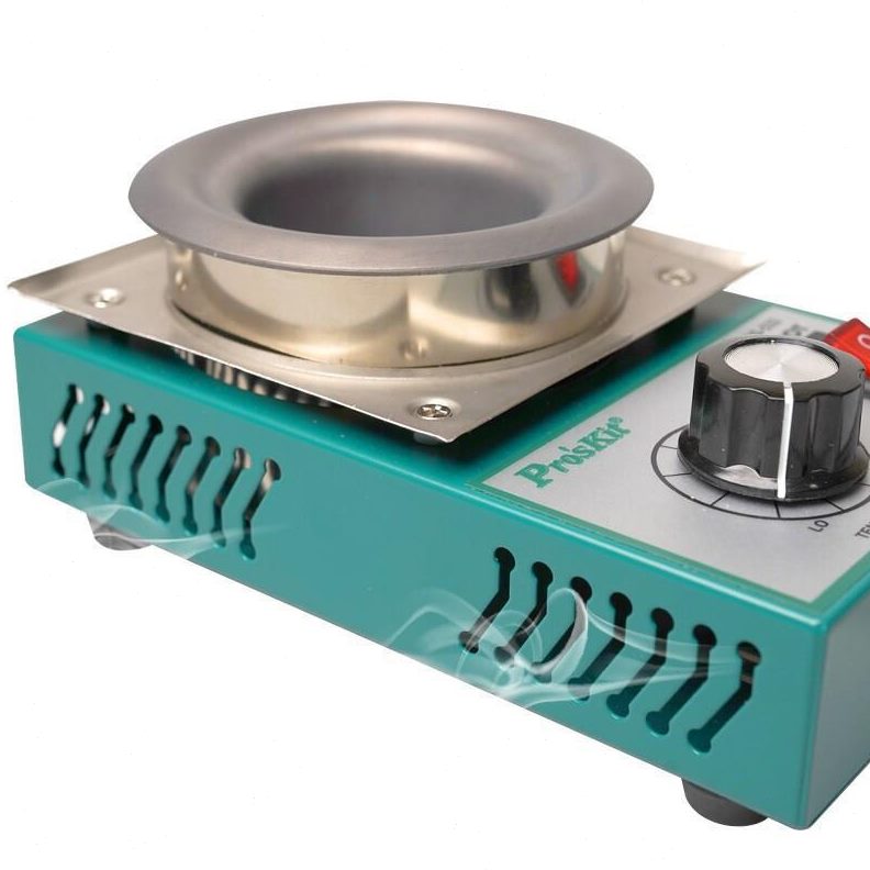工可调温焊锡炉锡锅浸锡炉环保熔钛芯小锡炉200W500℃ SS-532