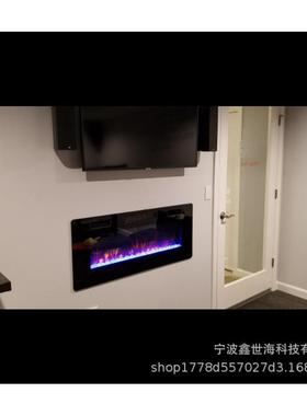 工厂直销60英寸超薄电壁炉内嵌壁挂式桌面电壁炉取暖器fireplace