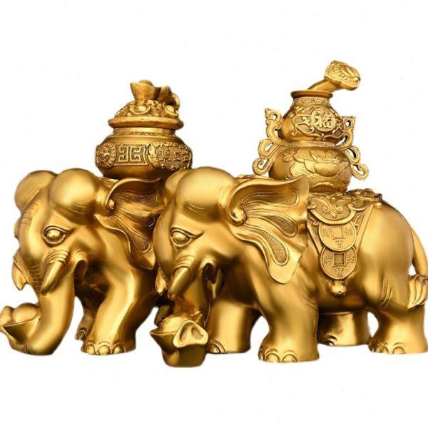 铜大象摆件纯铜聚盆象福象客厅公室柜台桌面装饰大号福禄吉象,饰品/流行首饰/时尚饰品新,摆件,淘宝优惠券,粉丝福利购,淘宝优惠卷