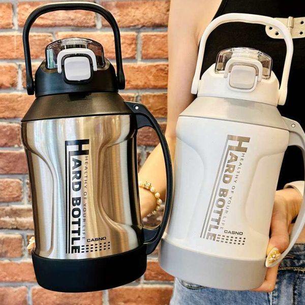 不锈钢保温杯泡茶保温壶家用大容量热水壶户外男士吸管水杯子,餐饮具,保温壶,淘宝优惠券,粉丝福利购,淘宝优惠卷