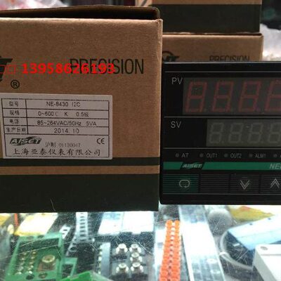 AISET上海亚泰 NE-8430 I2 C K型 NE8000 4-20mA输出 智能温控仪