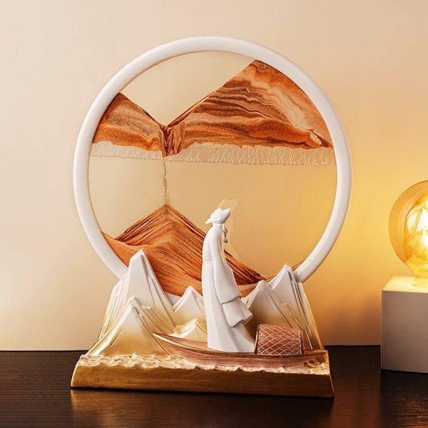 创意流沙画沙漏摆件古风礼物家居客厅酒柜电视柜公室桌面装饰品,饰品/流行首饰/时尚饰品新,摆件,淘宝优惠券,粉丝福利购,淘宝优惠卷