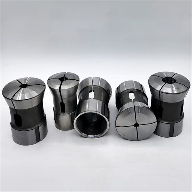 56机圆孔/四边形/六s角夹头弹簧钢车床型后拉式四方弹性筒夹头