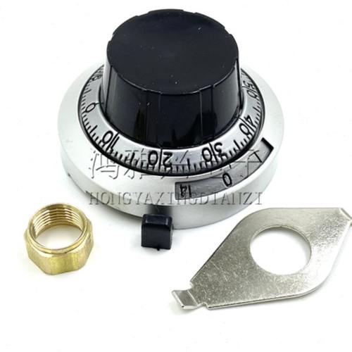 B2精密刻度旋钮 多圈带刻度盘自锁功能3590S 534电位器旋钮6.35mm