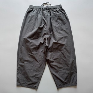 萝卜裤 X24001夏日续命薄款 日系宽松阔腿裤 男 速干轻薄九分老爹裤