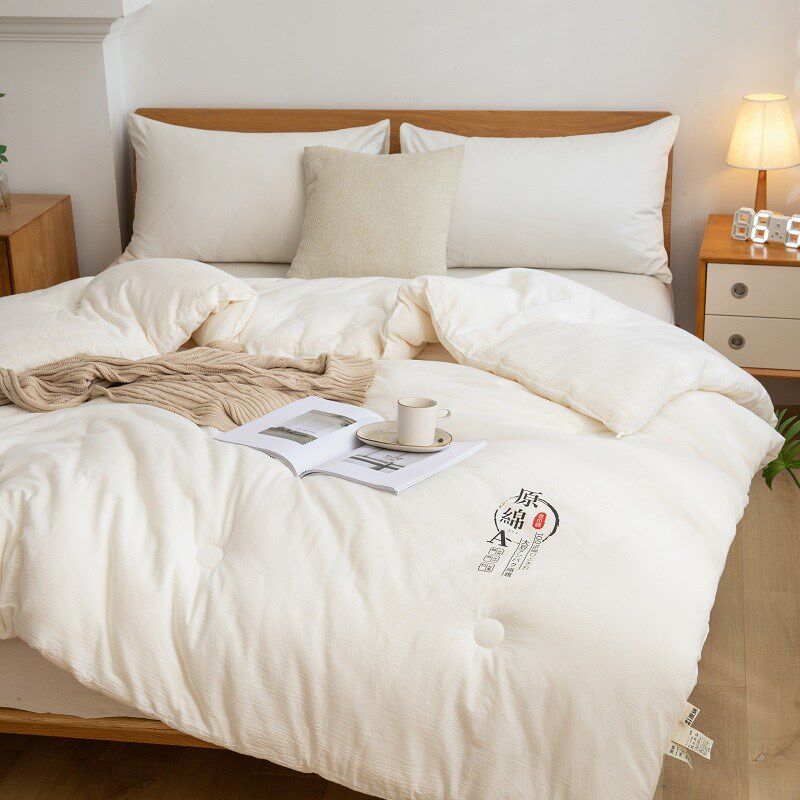 A类原棉大豆被四季春秋被夏凉被礼品冬被子P双人被芯6/8斤被子