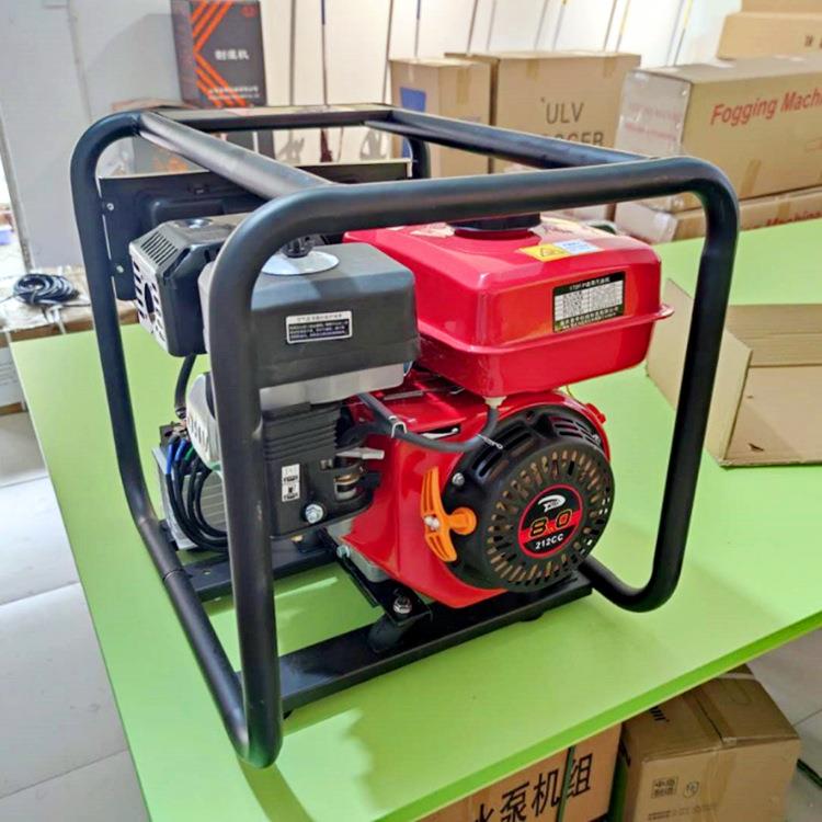 现货直流小型发电柴油一体电焊机220v发电电焊两用机带轮发电焊机