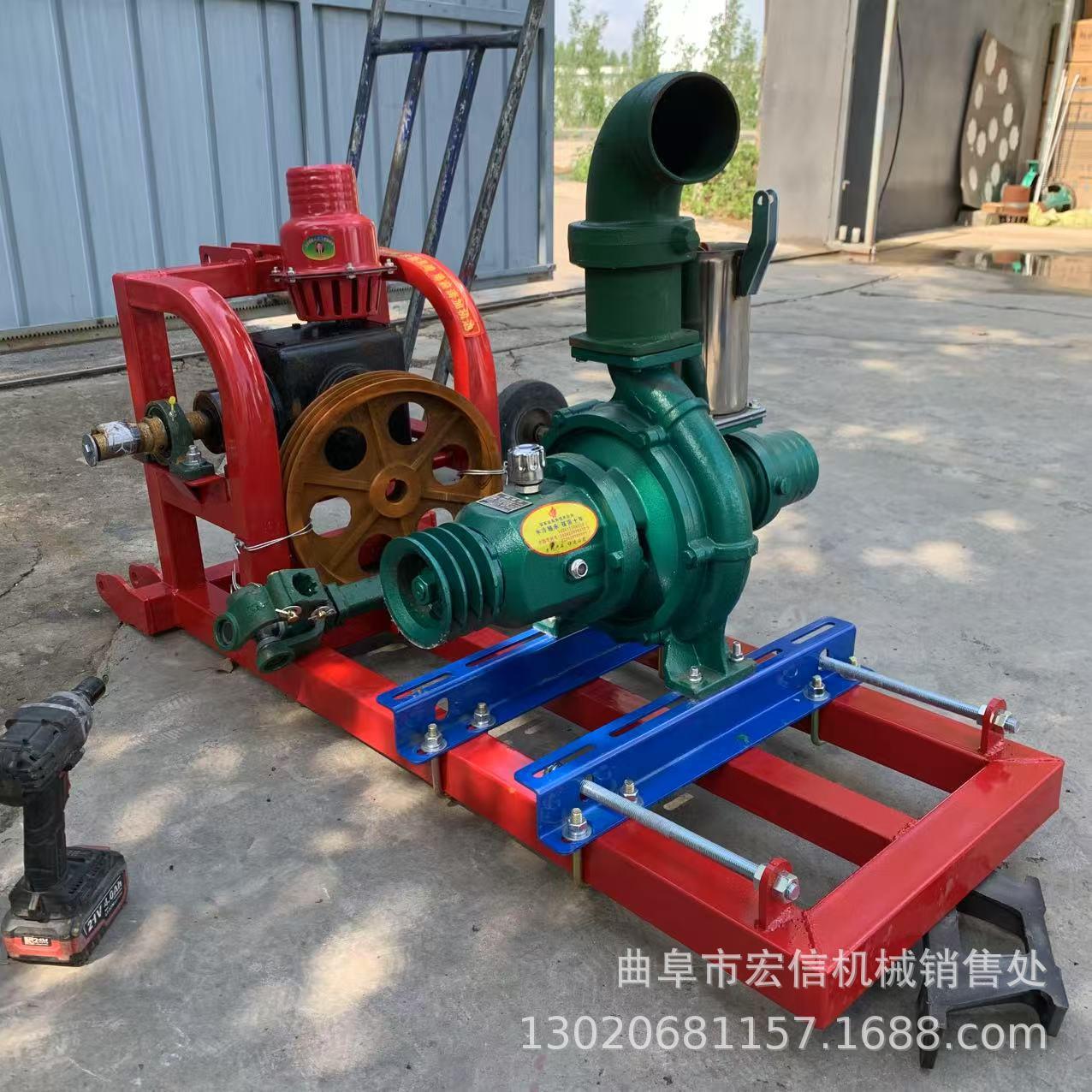 抗旱爬坡喷灌泵 扬程150米高压泵 抽水泵带喷枪浇地