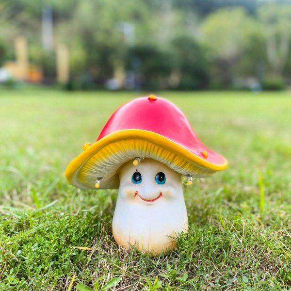 院子树脂太阳能阳台卡通蘑菇灯花园庭院草坪户外摆件园林装饰景观,家居饰品,户外/庭院摆件,淘宝优惠券,粉丝福利购,淘宝优惠卷