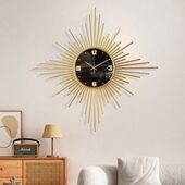 现简约墙壁挂钟轻奢个性 时尚 挂墙时钟客厅家用静音钟表大气挂表