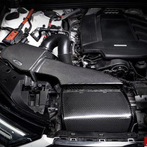 适配新款奥迪A6L C8 2.0T A7改装进气套件冬菇头风箱碳纤维