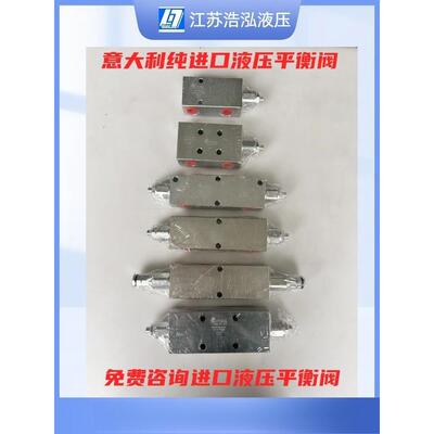 意大利进口液压双向平衡阀油缸锁吊车平衡阀VBCD/VBCF/VBSO