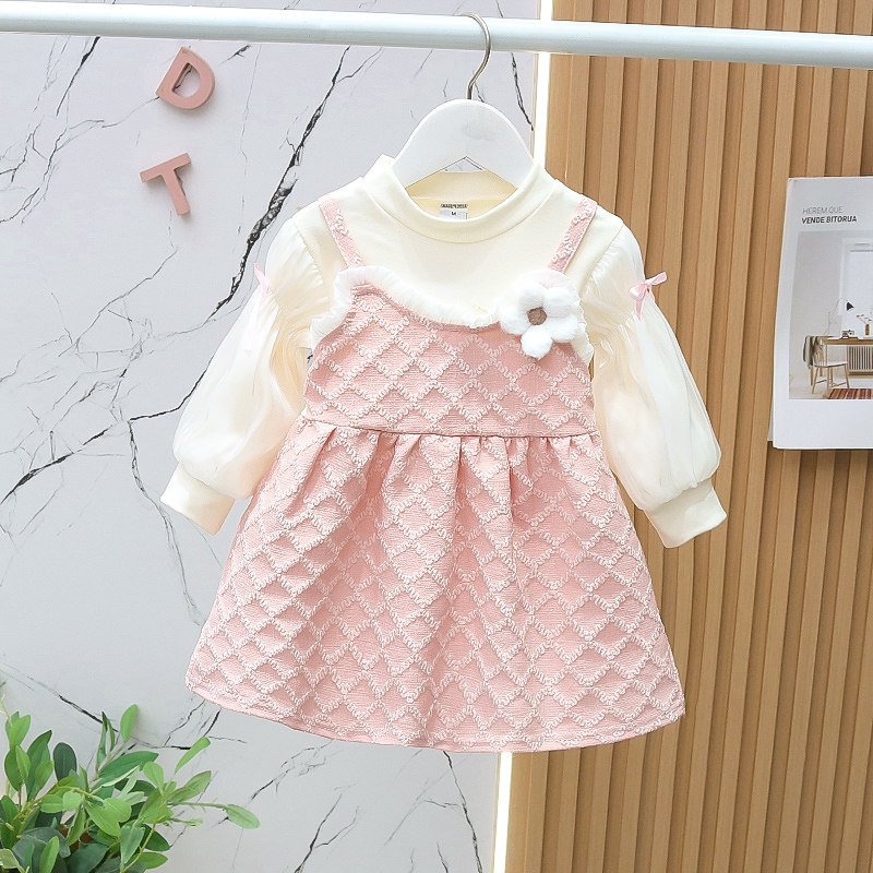 女童洋装韩版2023新款洋派小童女孩泡泡袖公主裙春秋款长袖裙子,童装/婴儿装/亲子装,连衣裙,淘宝优惠券,粉丝福利购,淘宝优惠卷