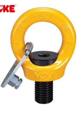 8-291K系列带止动片吊点台湾YOKE起重吊环眼型安全旋转吊环