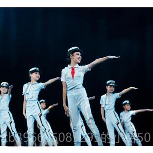 高档青服春舰行舞蹈服童海军风儿党演出童心向少年壮志强国有我表