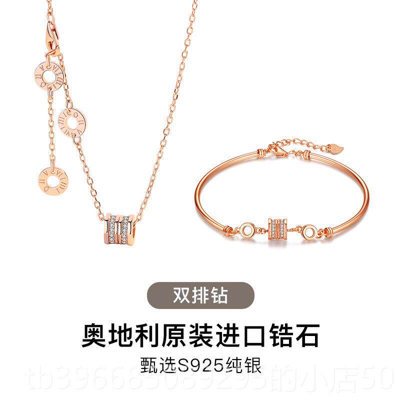 高档s小瑰蛮腰手女纯银韩版简錬约首饰学生in小众设计个性玫金手