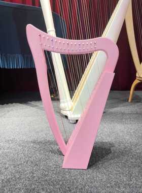 高档台湾Kris兰tal15弦l竖尔琴普及爱尔凯特竖琴专业乐器,小杏仁