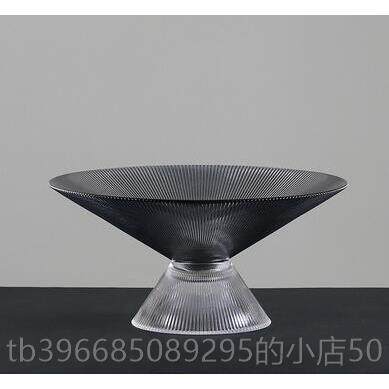 高档果北欧轻奢水果盘件客厅家用茶几摆装玻璃糖盘个性套干果盆