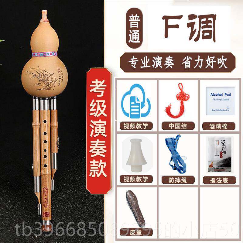 高档丝葫芦楠竹音演奏乐器中学入门c调成人小专业降b调f调G小3d调
