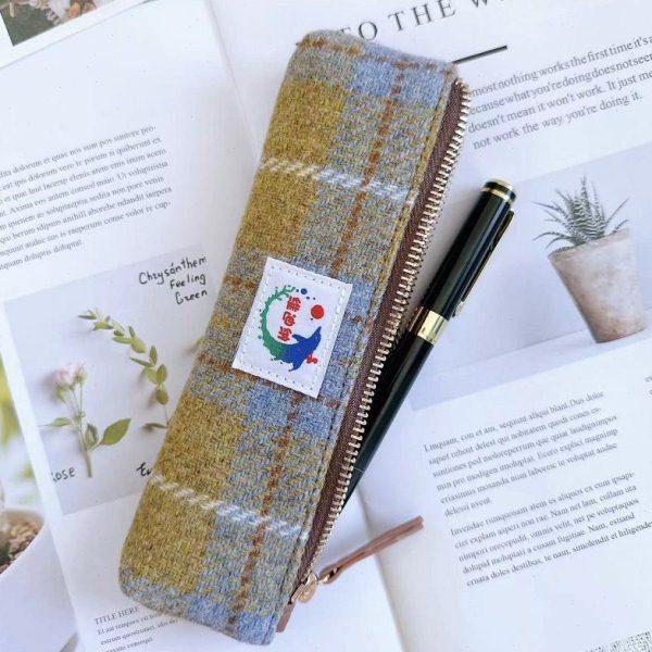 迷你便携式钢笔袋简约粗花呢羊绒保护套电容笔收纳包纯色文具收纳,文具电教/文化用品/商务用品,笔袋,淘宝优惠券,粉丝福利购,淘宝优惠卷