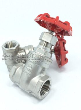 304不锈钢丝口闸阀 内螺纹 丝扣闸阀  Z15TW-16P DN15 4分 6分1寸