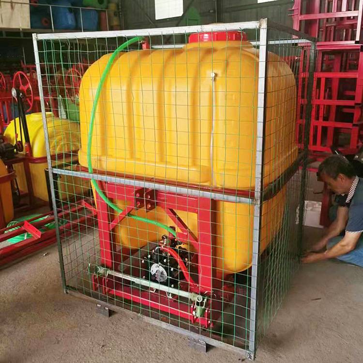 2024新款小四轮带喷药机后置悬挂宽幅打药机400L喷雾机农田打药机