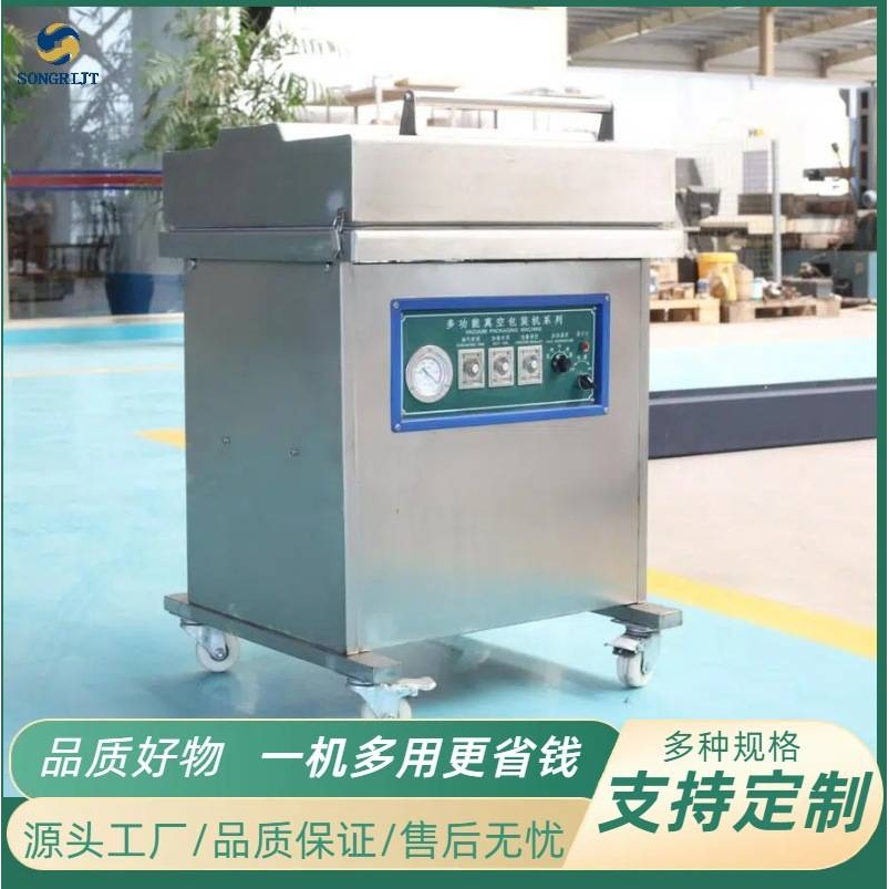 400单室真空包装机家用商用小型真空封口机熟食店真空食品包装机