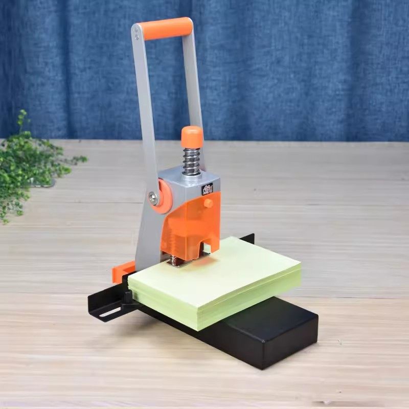 雷盛DR-40重型打孔机办公两孔双孔大型手工圆孔手动打孔器打洞器
