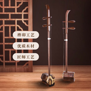 二胡黑檀木二胡弦成人初学入门考级演奏民族乐器TYPT 005