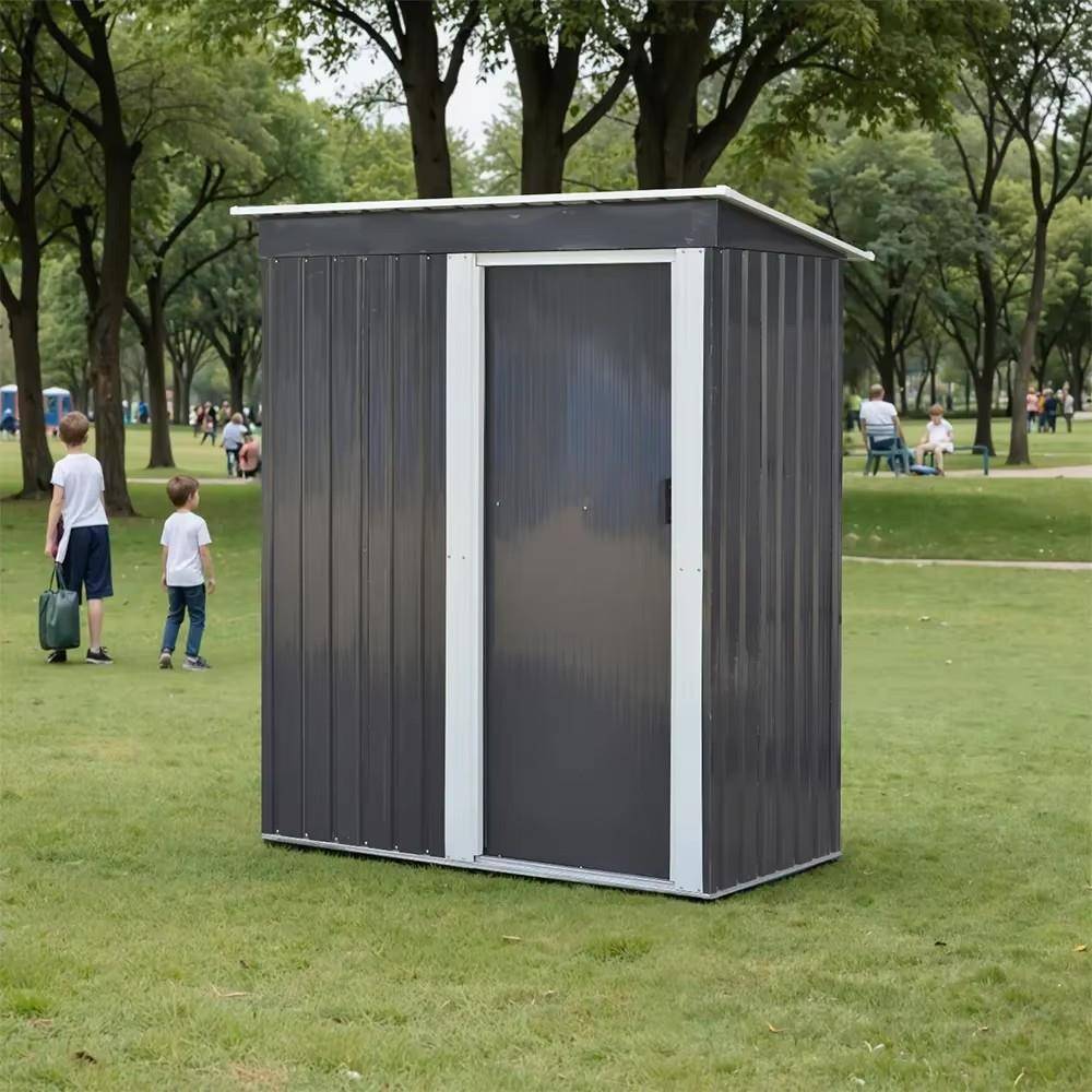 3'×5'户外庭院工具房室外置物储物棚花园菜地储物杂物屋