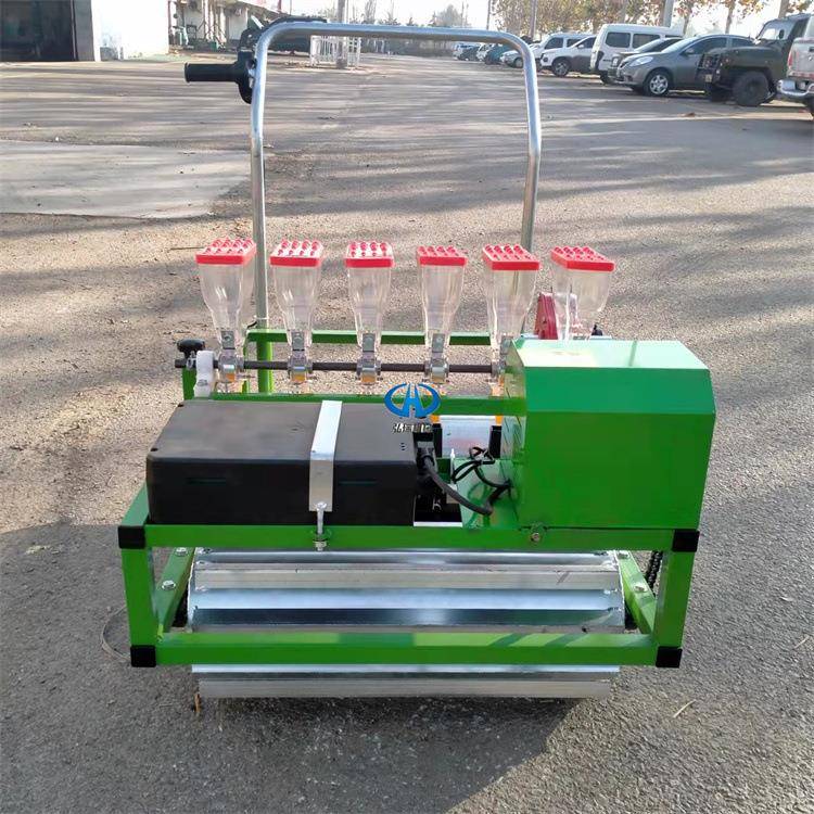 多行油菜菠菜精播机电动款手推式药材谷子播种机行距株距可调节