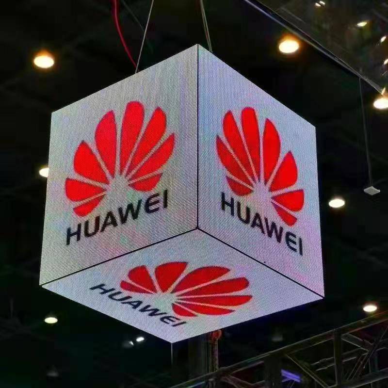 LED全彩招牌显示屏led魔方屏4面5面室内户外立方体店招广告灯箱