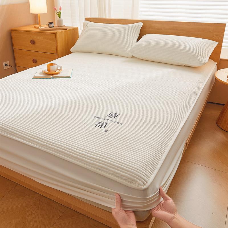 原棉大豆抗菌席梦思床垫防尘保护罩单双人学生宿舍家用夹棉床笠