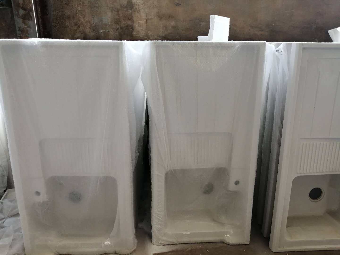 阳台洗衣池台盆槽石英石台面带搓衣板一体滚筒洗衣机柜定制切角,家装主材,盆、台一体成型式台盆,淘宝优惠券,粉丝福利购,淘宝优惠卷