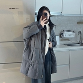 宽松设计小众法式 高级感保暖羽绒棉服女面包服2024秋冬季 新款 外套