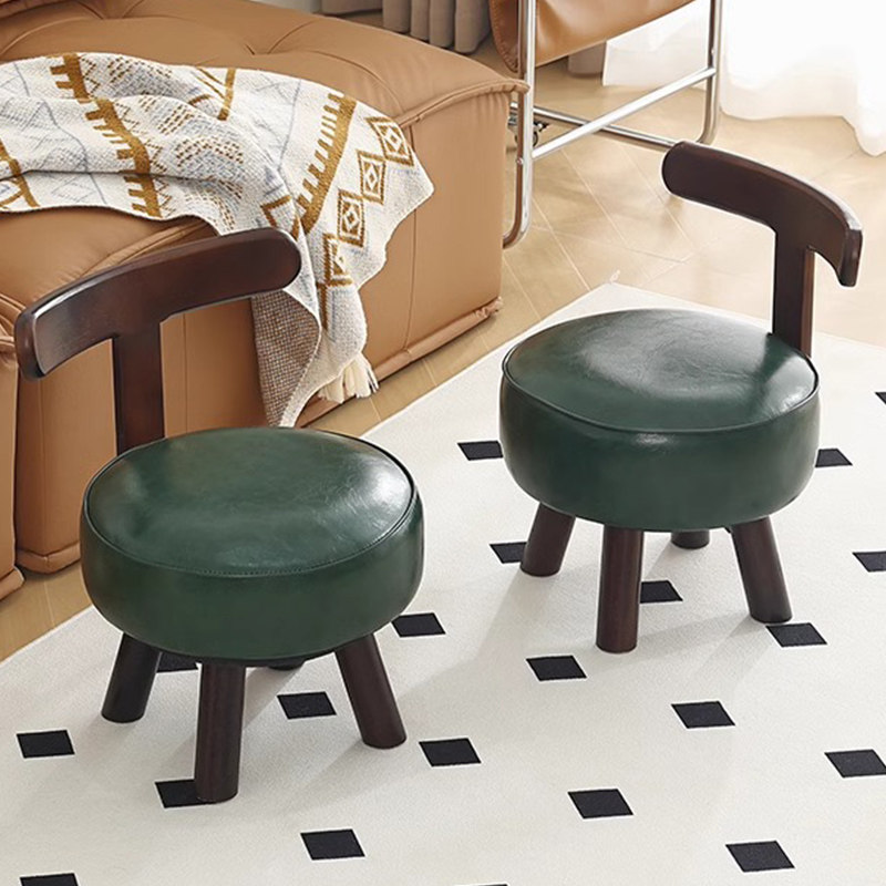 实木小凳子旋转小椅子家用矮凳靠背椅儿童洗脚凳客厅沙发换鞋板凳,住宅家具,矮凳,淘宝优惠券,粉丝福利购,淘宝优惠卷