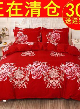 加厚斜纹磨毛被套纯棉150x200x230双人被罩180x220m全棉单人1.5米