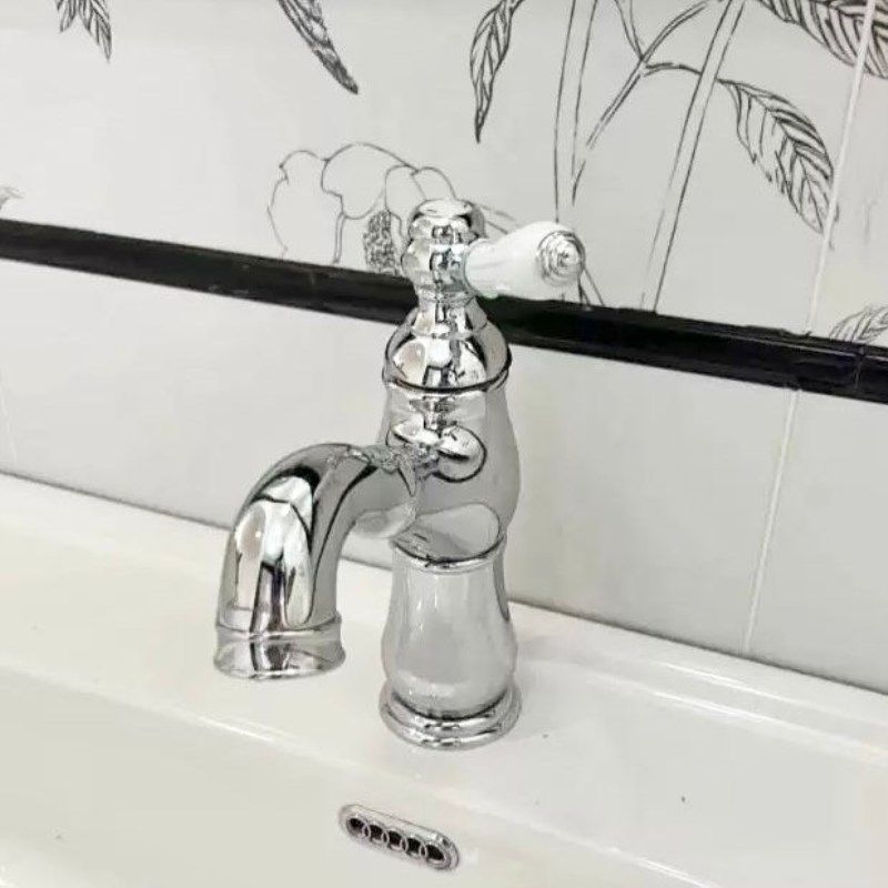 全铜法式洗手龙头浴室复古金色冷热水头水龙头陶瓷把手抽拉式,家装主材,面盆龙头,淘宝优惠券,粉丝福利购,淘宝优惠卷