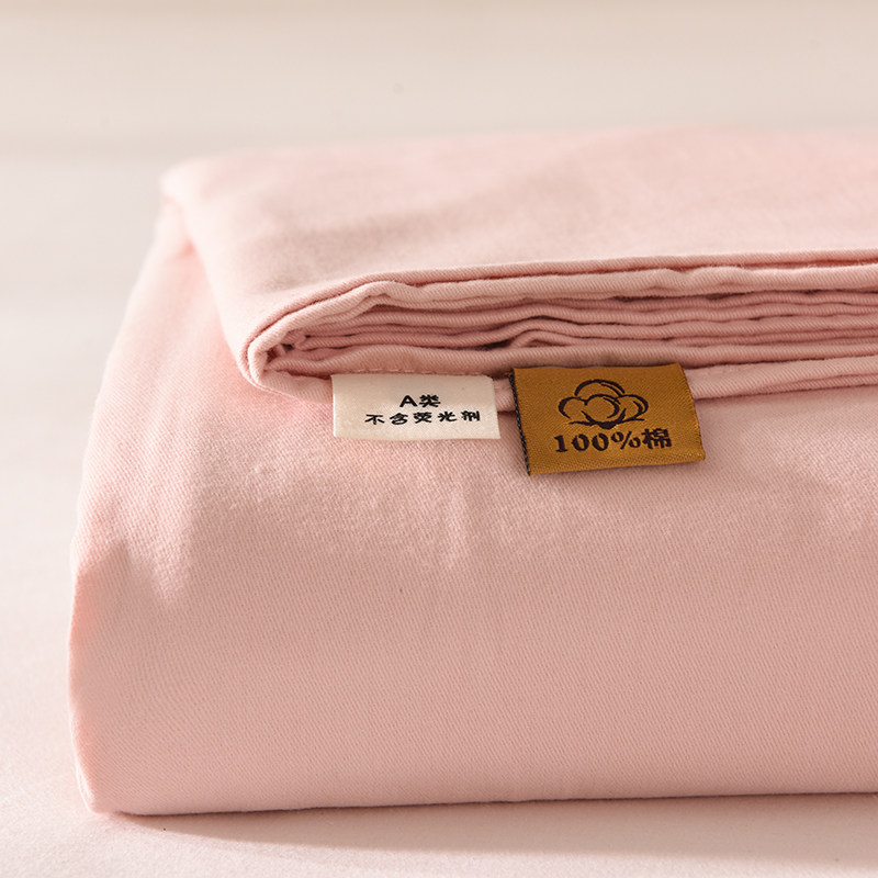亲肤保暖a类超柔全棉磨毛单件床单素色纯棉加厚轻磨绒床罩床笠1.8