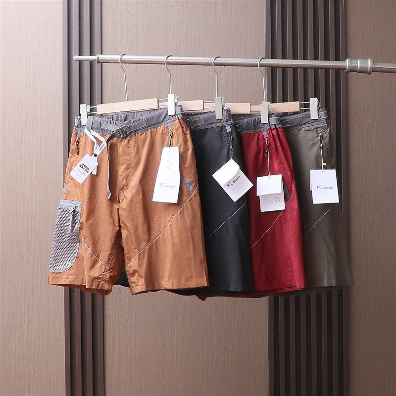 山系户外超轻薄速干透气防水夏季男士卡扣腰带运动休闲五分裤短裤,男装,短裤,淘宝优惠券,粉丝福利购,淘宝优惠卷