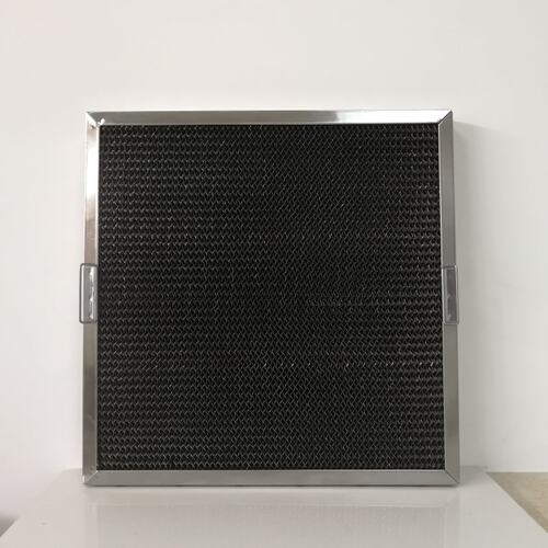 不锈钢排烟罩挡油板商用烟机配件防火篦子过滤隔油蜂窝形油网格片