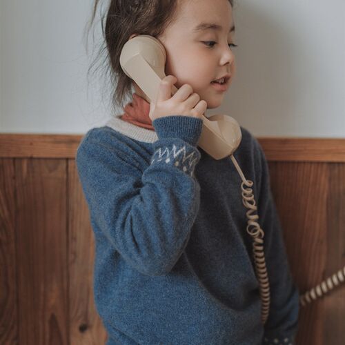 欧利娜利 100%内蒙山羊绒 UPW纯臻系列 提花羊绒衫 毛衣 男童女童