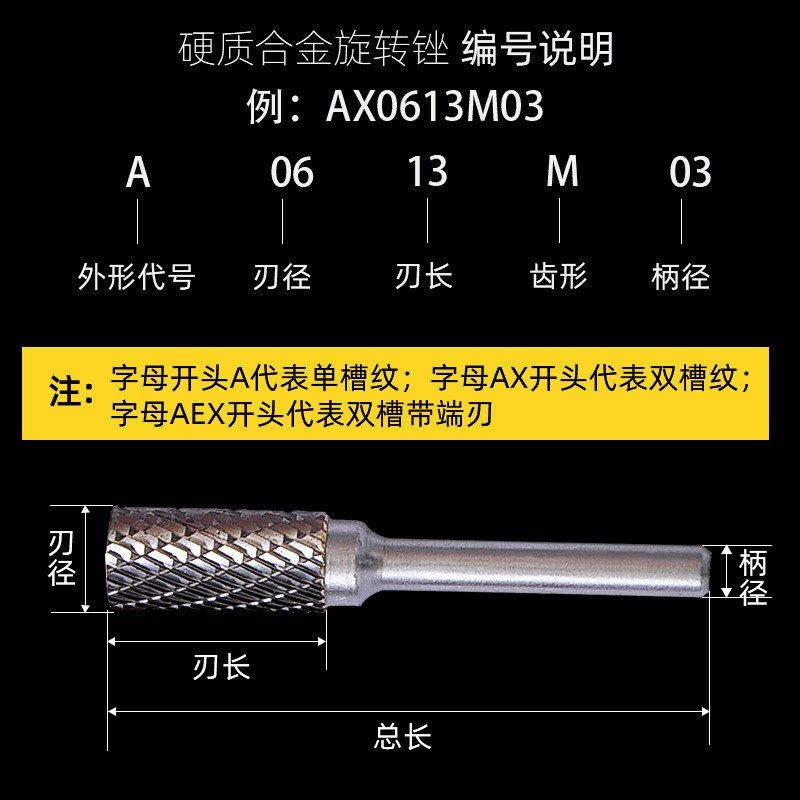 原生料钨钢旋转锉 锋利耐用弧形尖头G型打磨抛光硬质合金磨头,标准件/零部件/工业耗材,磨头,淘宝优惠券,粉丝福利购,淘宝优惠卷