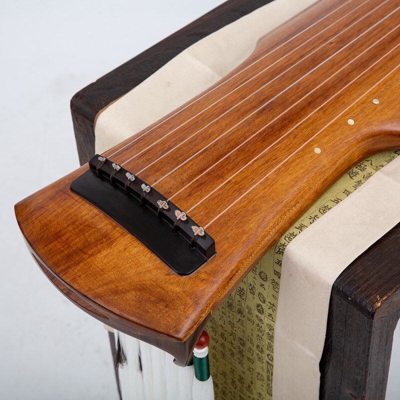 古琴 全生漆百里挑一老金丝楠木专业演奏琴 伏羲式古琴