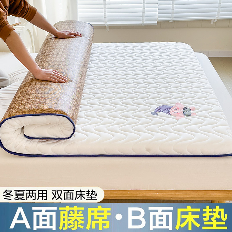 夏季冰丝凉席床垫子软垫学生宿舍单人2024新款竹席草席可机洗席子