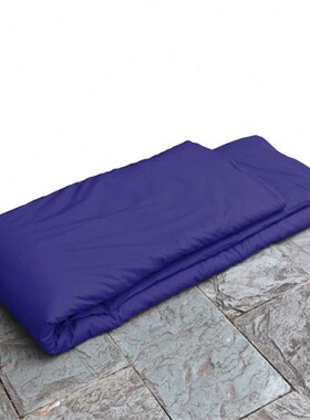 正品棉被海蓝色藏青蓝压实好叠内务被子免压薄被纯棉定型被防潮被