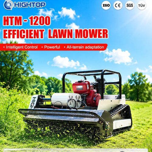 Lawn mower履带遥控割草机 柴油果园除草机 CE认证出口欧洲Euro 5