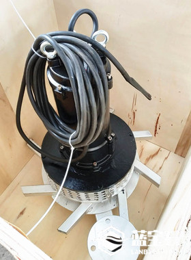 铸铁自吸式离心曝气器AR-310-80 7.5kw潜水爆气风机水下增氧机