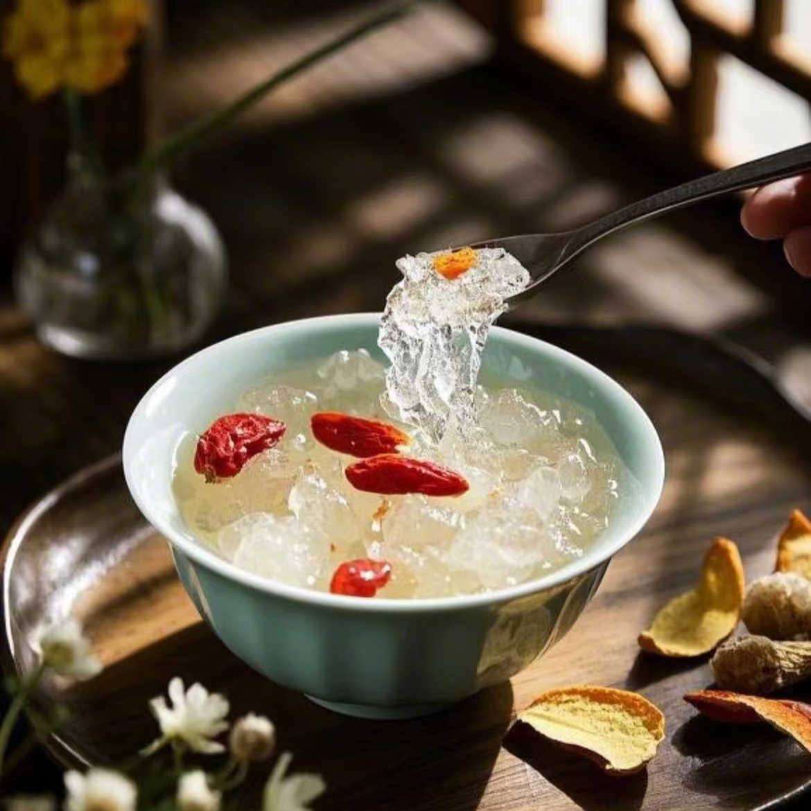 湖北恩施农家野生天然拉丝无杂质雪燕炖煮品