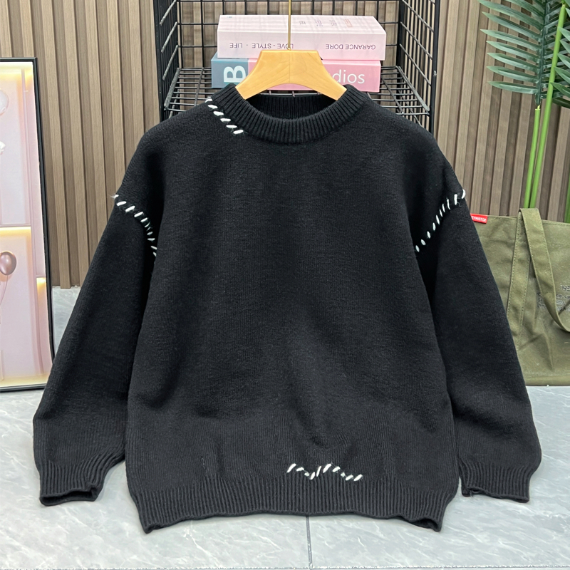 圆领针织衫男士秋冬季202